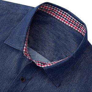Best Selling <b>Men's</b> <b>Jeans</b> <b>Shirts</b> 100% Cotton Quick Dry and Breathable Customizable Logo Design <b>for</b> Adults - Product Image 4