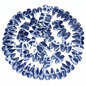 พลอยควอตซ์คู่แบบหลวมที่มีรูปร่างและขนาดที่หลากหลายสำหรับการทำเครื่องประดับ - Product Image 2