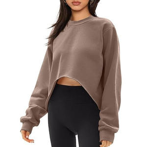 Sudaderas con Capucha Corta de Algodón para Mujer, de Alta Calidad, Lisas, Personalizadas, Talla Única, en Venta - Product Image 1