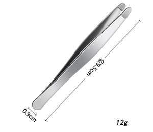 Pince à épiler professionnelle en acier inoxydable pour extension de cils sourcils points noirs faciaux - Product Image 3