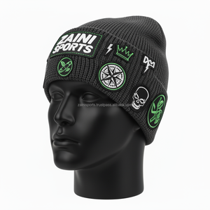 Gorro de invierno Premium 280 GSM, tejido acrílico suave, ajuste elástico cálido, logotipo bordado personalizado, estilo callejero, gorro jacquard - Product Image 5