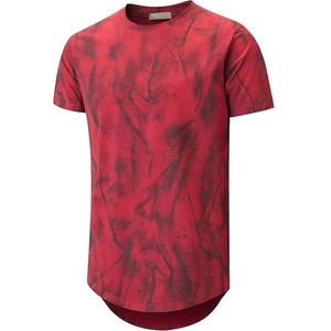T-shirt pour homme respirant, allongé, coupe régulière, grande taille, uni, été, 100% coton, tissu Oxford, personnalisable - Product Image 1