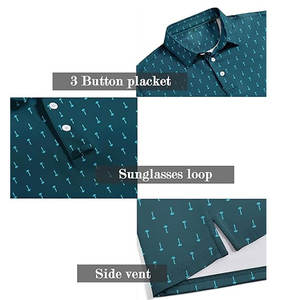 เสื้อโปโลกอล์ฟผู้ชายราคาดีที่สุด ผ้าฝ้าย เสื้อโปโลกอล์ฟผู้ชายสไตล์ใหม่ - Product Image 6