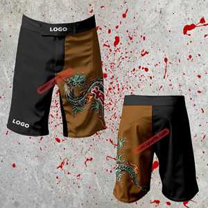 Custom MMA Grappling <b>Shorts</b> Sublimation and Embroidery Fight <b>Shorts</b> Training Gear for Men by PatmaSports Pakistan - Product Image 3