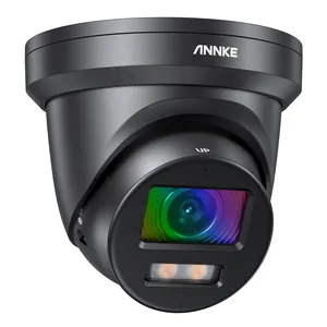 ANNKE Camera Tháp Pháo IP POE 4K Màu Toàn Thời Gian Camera An Ninh Ngoài Trời Phát Hiện Chuyển Động Thông Minh 8MP Tầm Nhìn Ban Đêm Màu Đen