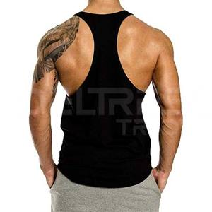 Chaleco de entrenamiento informal para hombre de mejor diseño, mezcla de algodón para vacaciones, poliéster que absorbe la humedad, nueva camiseta sin mangas con estilo personalizada - Product Image 3