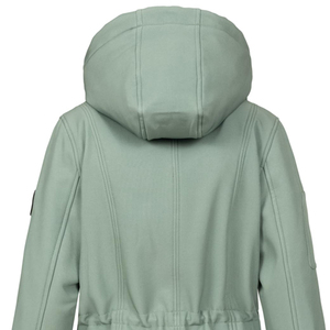 Chaquetas de exterior de poliéster a prueba de viento Softshell en MOQ bajo, chaqueta cortavientos impermeable Softshell informal para damas - Product Image 5