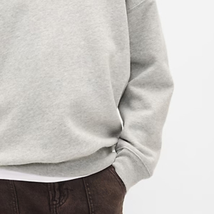 Sudadera de Manga Larga de Color Sólido para Niños / Material Transpirable con Diseño de Logotipo Personalizado, Cuello Redondo y Mangas Completas 2026 - Product Image 4