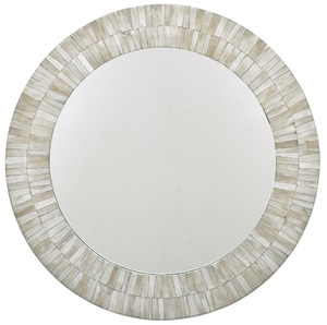 Espejo de pared hecho a mano de estilo moderno para fines decorativos Chipset con incrustaciones de hueso multicolor para bodas - Product Image 1