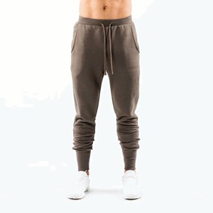 Ropa de calle bordada personalizada para hombre, pantalones de chándal apilados con estampado de felpa francesa, pantalones de chándal acampanados de lana de calle alta - Product Image 2