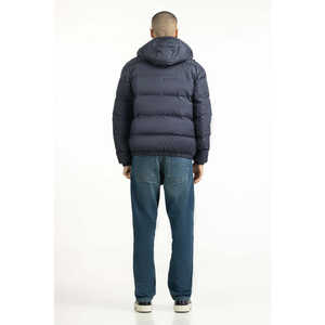 Veste décontractée en cuir véritable avec capuche, réversible, zippée, taille XL, imperméable, brodée - MN-JKT-WS25-002, coupe classique - Product Image 5