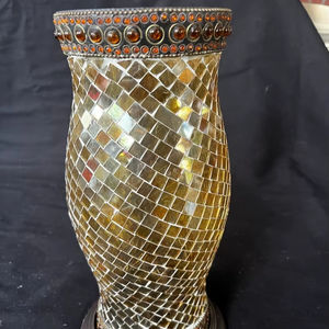 Porte-bougie en verre artisanal en mosaïque de haute qualité, porte-bougie en verre artisanal en mosaïque de haute qualité - Product Image 1