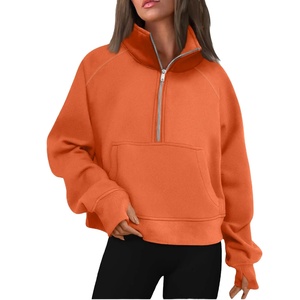 Nouveau style américain, vêtements d'extérieur pour femmes, 100% coton, automne-hiver, décontracté, imprimé, tricoté, anti-boulochage - Product Image 1