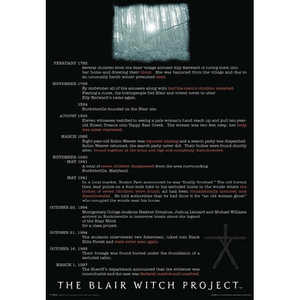 Tarjeta postal temática de Blair Witch Project para Halloween, impresión digital offset en papel, tarjeta de felicitación con logotipo personalizado - Product Image 1