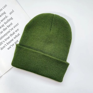 หมวกถักนิตติ้งยูนิเซ็กส์, หมวกขนสัตว์ผสม100% ฤดูใบไม้ร่วงฤดูหนาวหมวกบีนนี่สำหรับชายและหญิง-สำหรับชายหาดและการเดินทาง - Product Image 5