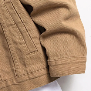 Vestes en jean pour hommes coupe confortable style décontracté avec poches latérales dernière conception - Product Image 5