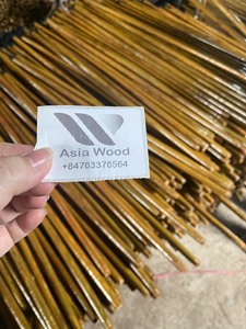 En vrac pas cher PVC-enduit Eucalyptus matériel en bois balai manche vadrouille bâton Grain bois conception usage domestique pelle brosse sac - Product Image 6