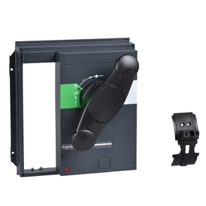 Interruttori Automatici Compatti NS630b a NS1600 con Maniglia Rossa Fissa su Fronte Giallo IP40 - Product Image 1