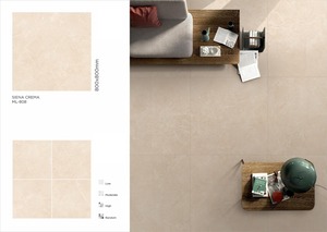 Sify Beige Ivoire 800x800mm Porcelaine 80x80cm Carreaux Brillants Vitrifiés Tanzanie - Product Image 6