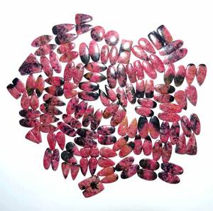 ¡Suministro directo de fábrica, cabujón de Rodonita de cuarzo natural, piedras preciosas sueltas para hacer pulseras y collares a la venta! - Product Image 1