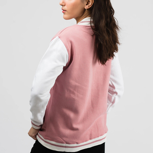 Vestes universitaires pour femmes brodées sur mesure de haute qualité, directement de l'usine, vestes de sport tendance, longues, respirantes, design de lettreman - Product Image 4