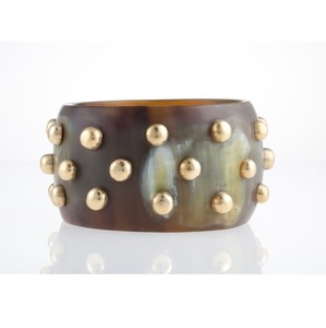 Bracelet en corne de buffle poli de luxe, écologique, fait à la main, bracelet naturel, bijoux ethniques élégants pour femmes, taille personnalisée - Product Image 4