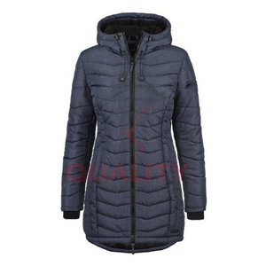 Abrigo ecuestre profesional para mujer diseñado con tela elástica que absorbe la humedad interior corte ergonómico y ajuste duradero - Product Image 1