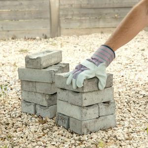 Guantes de trabajo de cuero reforzados de alta resistencia para hombres, guantes protectores de mano de cuero de doble palma para trabajar en el jardín, guantes de seguridad - Product Image 6