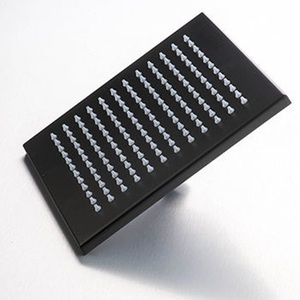 200MM SQUARE SS <b>SHOWER</b> HEAD BLACK - Product Image 1