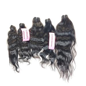 100% Indien Bundle Cuticule Aligné En Gros Machine Double Trame Traitement Aucun Non Transformé Pas Cher Extensions De Cheveux Humains - Product Image 2