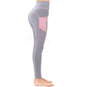 Leggings élastiques avec finition lisse et haute extensibilité Leggings d'entraînement avec tissu extensible pour un confort maximal - Product Image 6