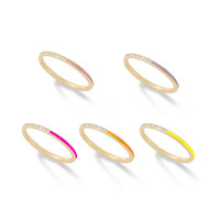 Bas quantité minimale de commande en gros bijoux néo-gothique princesse coupe plaqué rhodium 925 bagues empilables en argent Sterling pour la fête