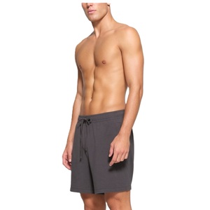 Shorts de sport pour homme en coton 100% de haute qualité, taille mi-haute, séchage rapide, pour entraînement, fitness, jogging, course à pied, motif uni - Product Image 4