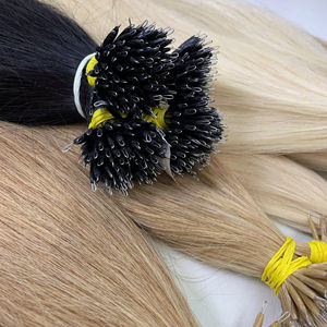 Prix d'usine, extensions de cheveux en nano anneaux, micro anneaux, cheveux vierges vietnamiens 100%, qualité supérieure, couleur noire - Product Image 1