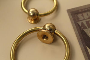 Tiradores de cajón minimalistas de latón Premium Tradebyd para armario, hogar, oficina, cocina, muebles de comedor - Product Image 5