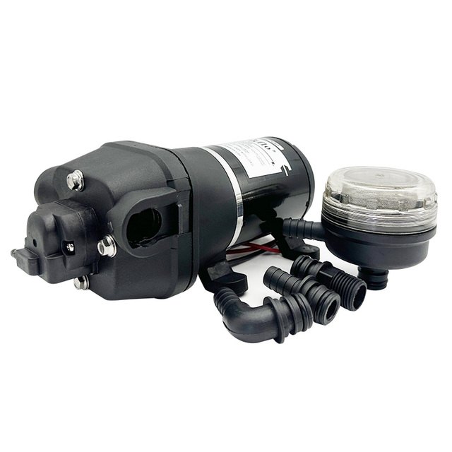 Singflo FL-44 24V DC High Flow Rate 40PSI 4 Chamber Diaphragm Pumps Marine Water Pump for Camping Shower RV Pumps