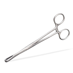 Pinzas quirúrgicas rectas dentadas Rampley de 12 pulgadas de MEDIHEAL SURGICAL CORPORATION para sujeción de esponjas, instrumentos veterinarios al por mayor - Product Image 3