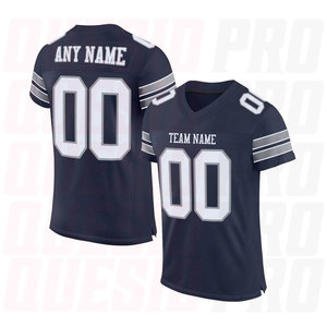 Maillots de football américain de haute qualité, vêtements de sport, sublimation, entraînement, tops pour fans, broderie, numéro d'équipe - Product Image 1