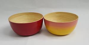 Diseño de puesta de sol de alta calidad, ecológico, venta al por mayor, ecológico, tazón de bambú hilado, juegos de vajilla, juego de cocina hecho en Vietnam - Product Image 5