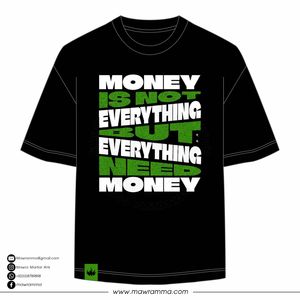 Camiseta negra de manga corta para hombre Mawra, camiseta informal con cuello redondo, ajuste regular, transpirable, con estampado de logotipo en la espalda, camisa para hombre - Product Image 5