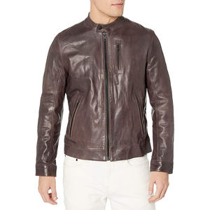 Factory Direct sales Men's <b>leather</b> <b>Jackets</b> fashionable men <b>Genuine</b> <b>leather</b> <b>jacket</b> <b>jacket</b> for men - Product Image 5