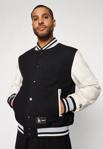 Veste universitaire personnalisée de grande taille très exigeante pour hommes blouson bombardier de baseball Letterman College à fermeture à boutons pour vêtements d'hiver - Product Image 4