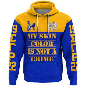 Vente en gros de vêtements unisexes décontractés et sportifs, écologiques, 100% coton, avec un design de bouclier personnalisé, imprimé grec, logo brodé, sororité - Product Image 2