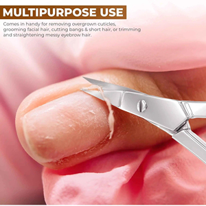 Premium beard trimming scissors for barber and grooming use Beard cutting <b>shears</b> for facial hair care and shaping applications - Product Image 4