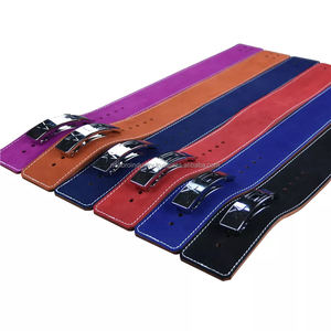 Powerlifting เข็มขัดหนังสำหรับออกกำลังกาย, เข็มขัดยกน้ำหนัก13มม. 10มม. เข็มขัดยกหนัง - Product Image 4