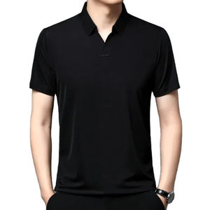Polyester/Cotton <b>Summer</b> Waffle Fabric Breathable Fashion <b>Men's</b> Polo <b>Shirt</b> Solid Color Casual Comfortable Street Wear Digital - Product Image 5
