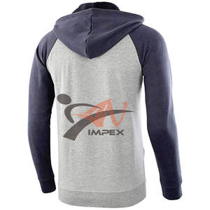 Sweat-shirt à capuche zippé pour homme, impression personnalisée de haute qualité, logo personnalisé, couleur personnalisée, vêtements décontractés, nouveau style, imperméable - Product Image 2