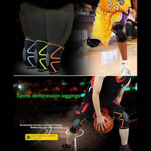 Services OEM Manchon de genou Compression 7mm Néoprène Fabriqué en usine Sport Solide Haltérophilie 7mm Manchon de genou en néoprène personnalisé - Product Image 4