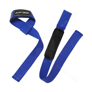 Biểu Tượng Tùy Chỉnh Có Thể Điều Chỉnh Trọng Lượng Nâng Dây Đeo Cổ Tay Thể Hình Powerlifting Sức Mạnh Đào Tạo Deadlifts Tay Nâng Dây Đeo OEM - Product Image 6