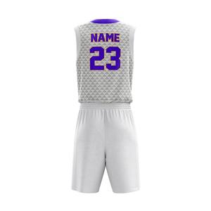 Uniforme de Baloncesto Personalizado para Hombre, Diseño Nuevo, Transpirable, con MOQ Bajo - Product Image 2